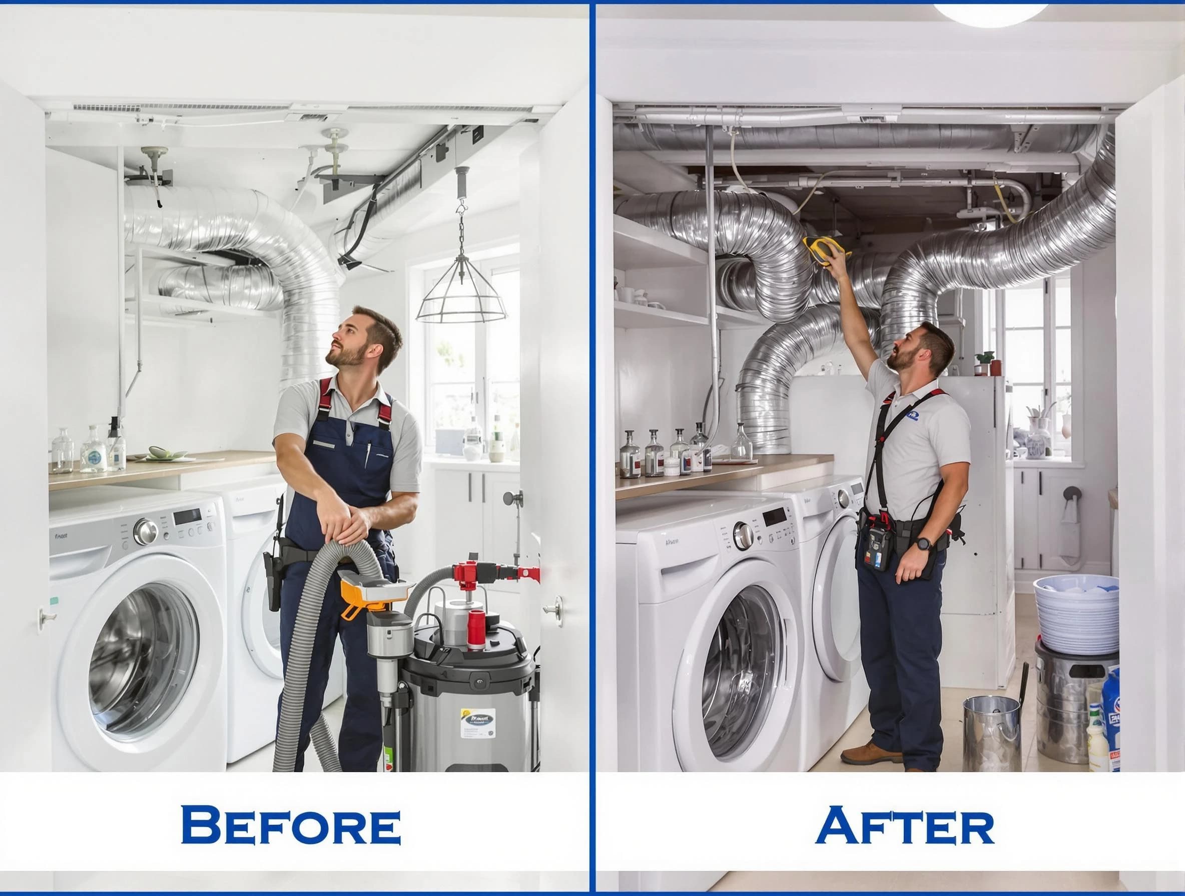 Expert gas dryer vent cleaning by Belmont Dryer Vent Cleaning in Belmont