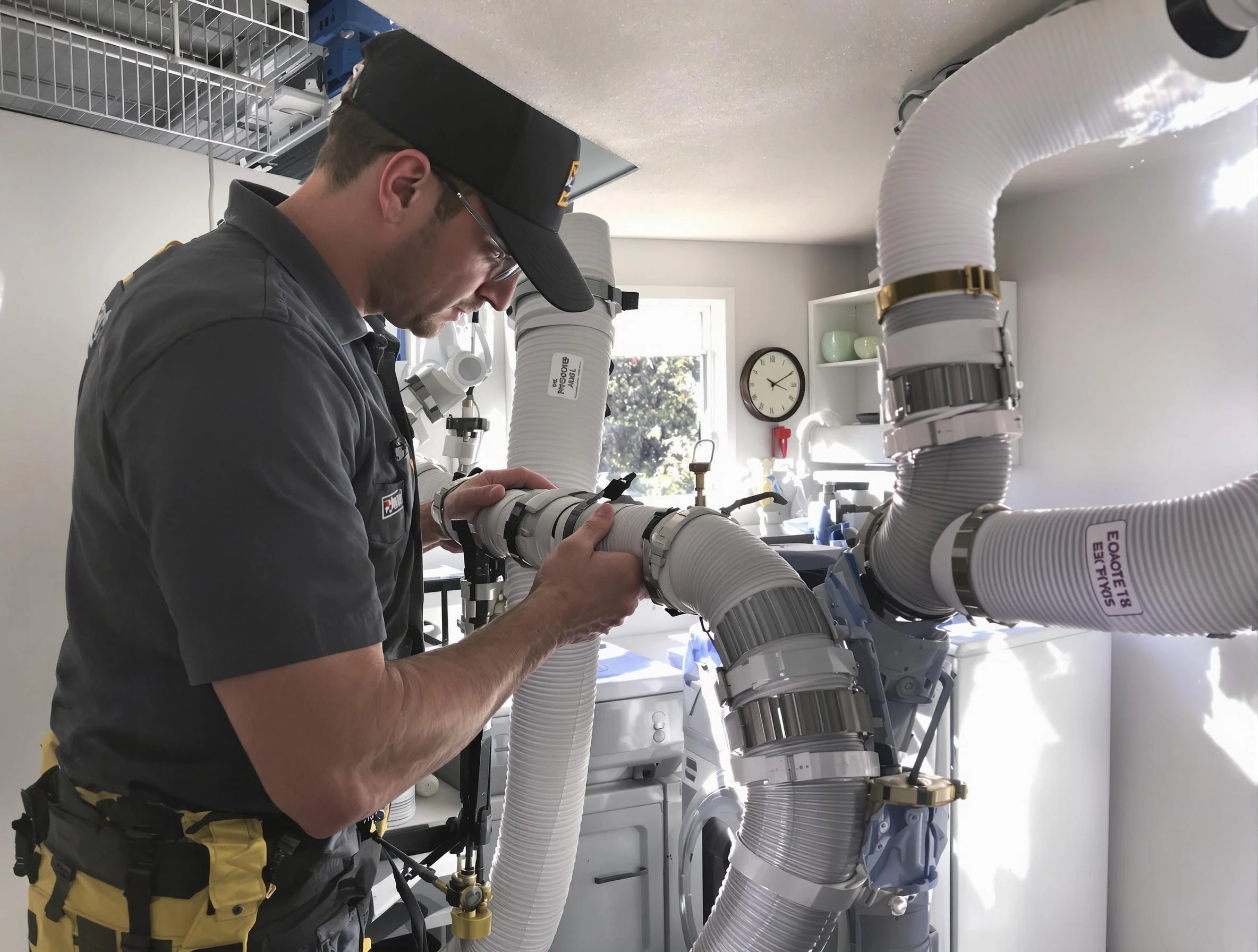 Dryer Vent Hose Installation in Belmont