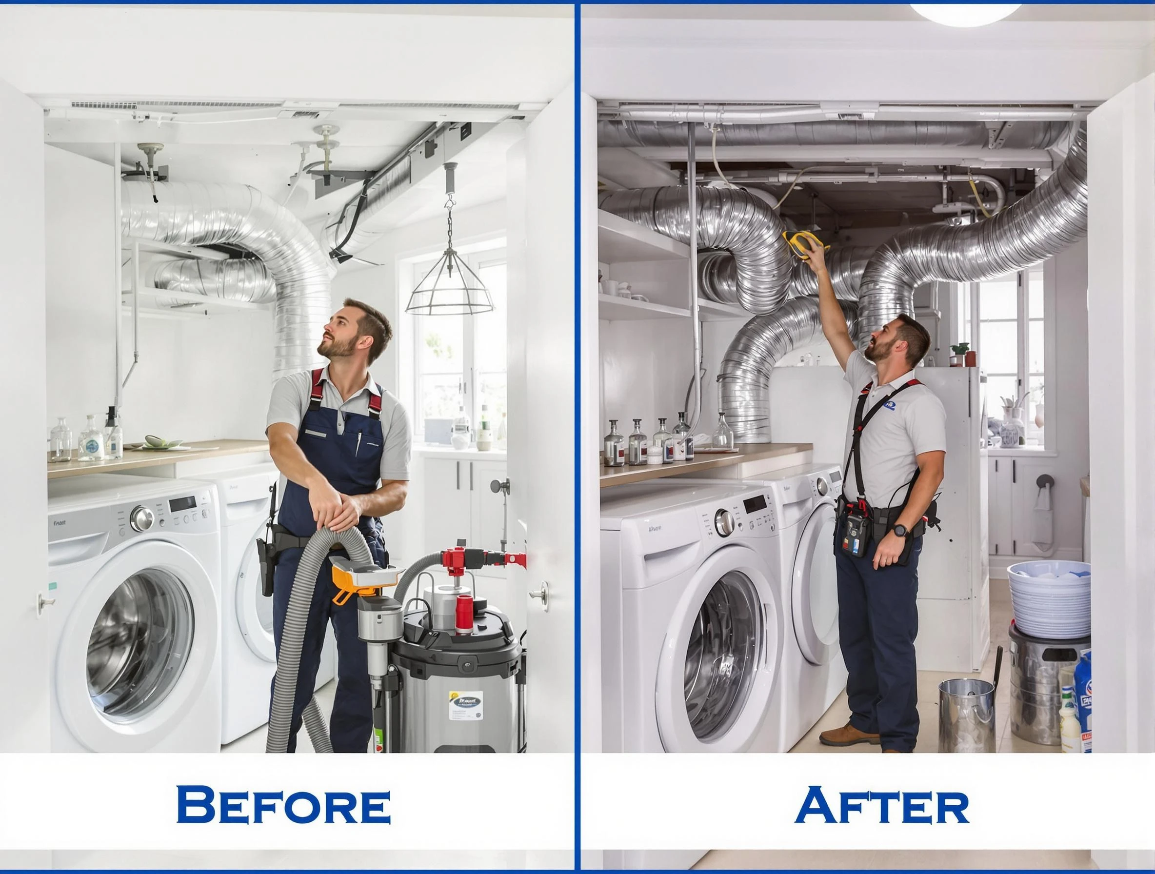 Expert gas dryer vent cleaning by Belmont Dryer Vent Cleaning in Belmont