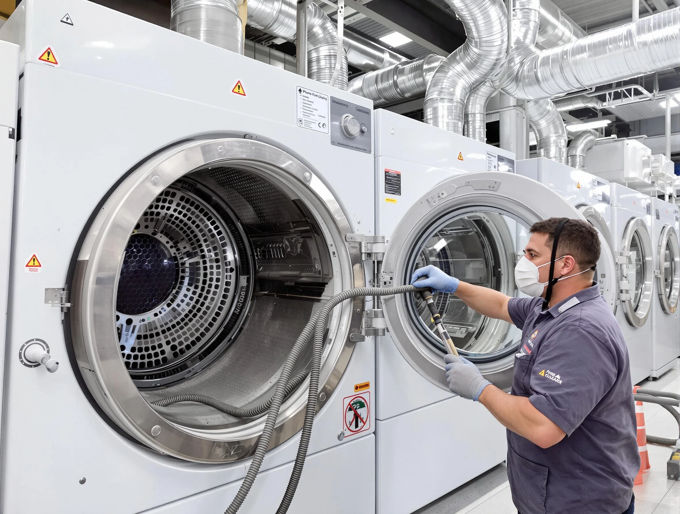 Industrial-grade dryer vent cleaning by Belmont Dryer Vent Cleaning in Belmont